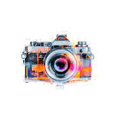 Abstract digital camera image