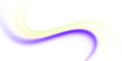 Smooth blue yellow glowing gradient curve, abstract modern wave design, isolated background