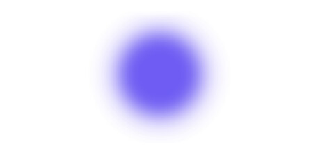 Blue Purple Gradient Glow Circle PNG