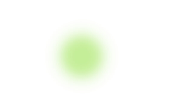 Green Glow Gradient Round Shape Abstract Halo Light Effect Isolated