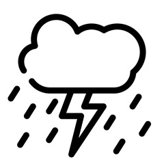 Thunderstorm Rain Icon