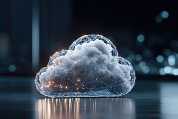 Abstract cloud illustration, digital art