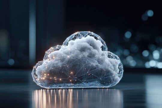 Abstract cloud illustration, digital art