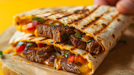 Steak Quesadillas Recipe: Grilled Beef, Cheese & Veggie Filling