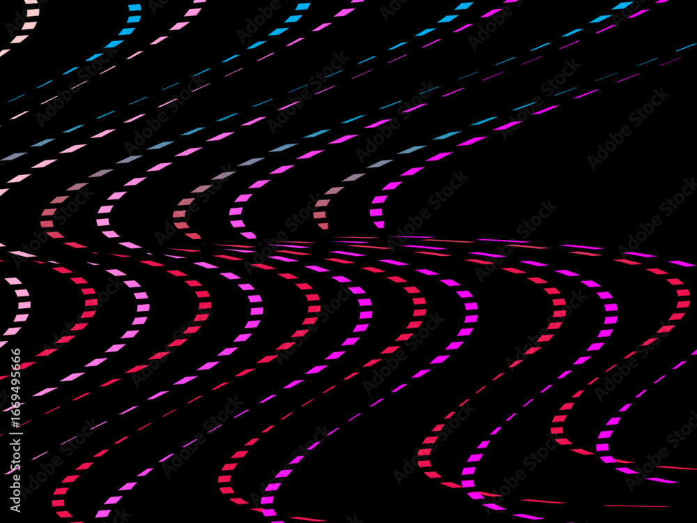 Poster dark themed abstract vector background featuring a dynamic flowing abstract wave pattern consisting 