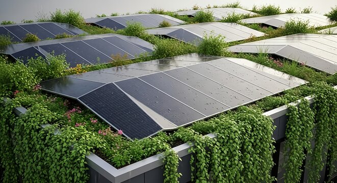 Eco-Friendly Solar Roof with Modern Design