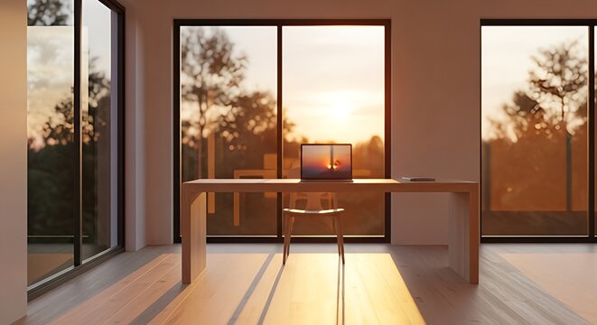 Clean Workspace Design for Remote Working Lifestyle