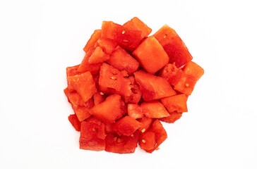 Gestückelte Wassermelone