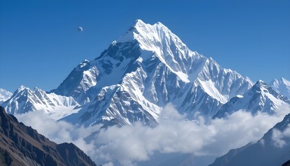 Fototapeta premium Mount Everest, Nepal/China