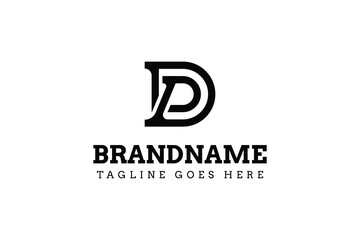 Letters DP Monogram Logo, suitable for any business with PD or DP initials