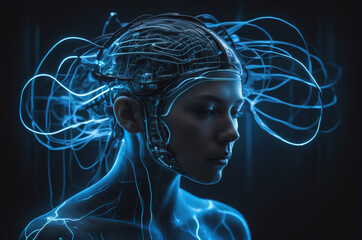 Neural Connection. The Future of Human-AI Symbiosis, Generative AI.
