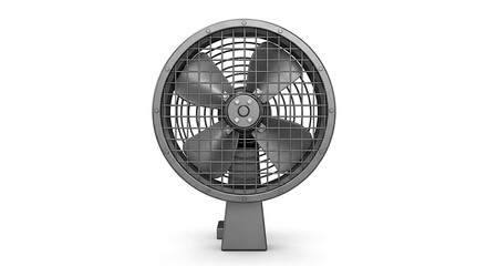 Gray Desk Fan