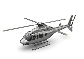 Silver Helicopter