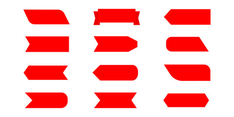 Christmas Sale Banner Set – Festive Holiday Banners on White Background for Marketing and Print, Set Of Christmas Banners Design