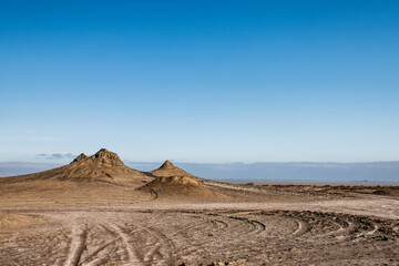 landscape of the desert