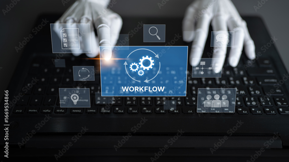 Aufkleber ai streamlines business workflows by automating repetitive tasks, enhancing team coordination, and o