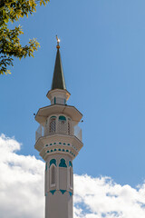 Minaret of the Historical Mosque in Samara, Russia
