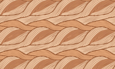 Seamless Abstract Pattern of Wavy Layered Hills