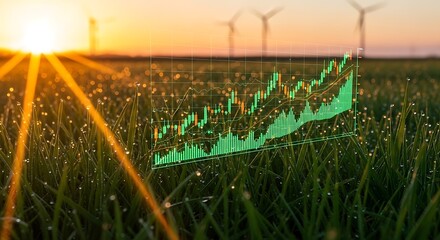 Renewable energy investment on the rise, Sustainable business and stock market success in the green economy