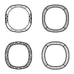 Hand Drawn Vector Frame Collection