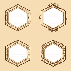 Hand Drawn Vector Frame Collection