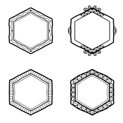 Hand Drawn Vector Frame Collection