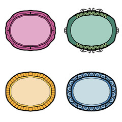 Hand Drawn Vector Frame Collection