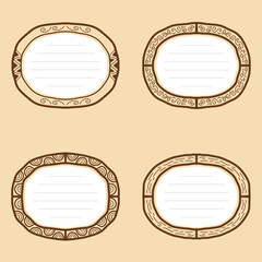Hand Drawn Vector Frame Collection