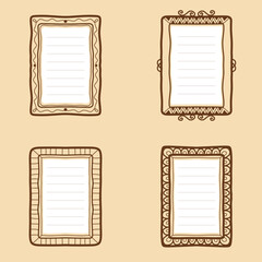 Hand Drawn Vector Frame Collection