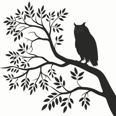 owl on a tree