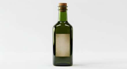 Cooking Oil Bottle Isolated on White Background