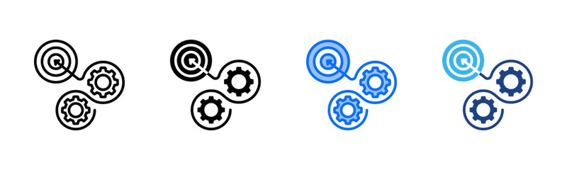 Vision Engine icon set multiple style collection