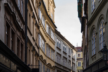 Fototapeta premium Narrow streets of Old Prague