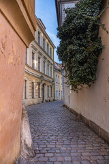 Narrow streets of Old Prague