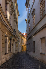 Fototapeta premium Narrow streets of Old Prague