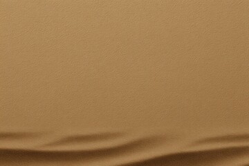 Simple, earthy scene a flat tan surface fading into subtly wavy, darker shadows at the bottom, creating a minimal, abstract landscape