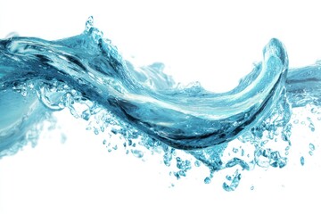 Obraz premium Water wave cresting
