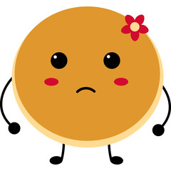 Pancake Cute Character