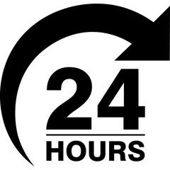 24 Hours Icon