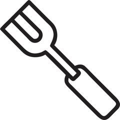 vector illustration of a shovel icon