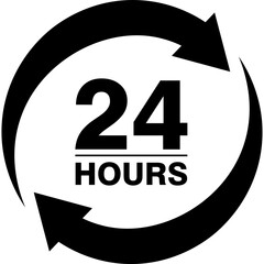 24 Hours Icon