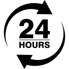 24 Hours Icon