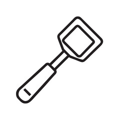 vector illustration of a shovel icon