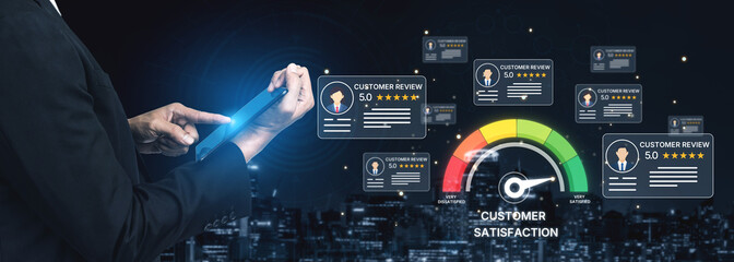 Customer experience review analysis, customer satisfaction improvement, feedback data evaluation,...