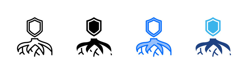Foundational Belief icon set multiple style collection