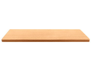 Empty plain wooden board, PNG transparent.