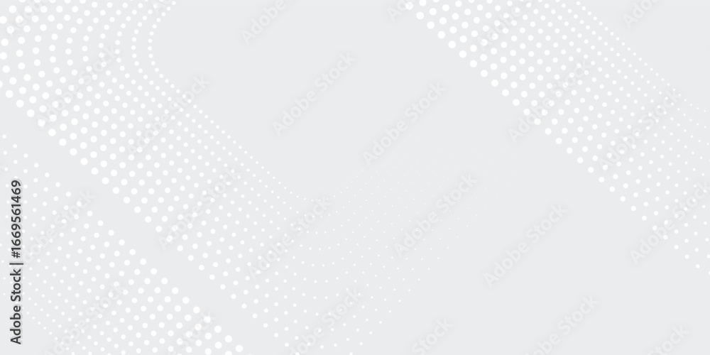 Poster abstract white glowing geometric lines on gray background. modern shiny blue circle lines pattern. v