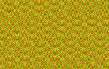 Japanese wave pattern background. Seamless pattern of japanese wave seigaha. Wavy pattern background. Wave pattern background.