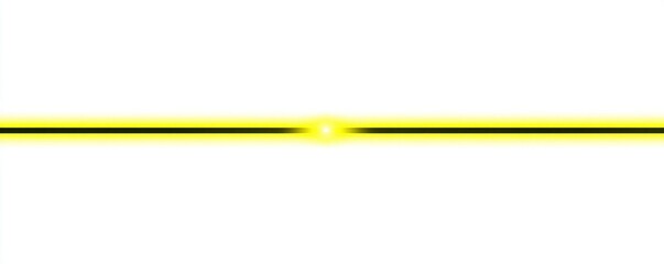 Obraz premium Yellow glow line