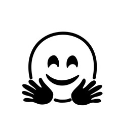 Fototapeta premium Mask Emoji Sticker